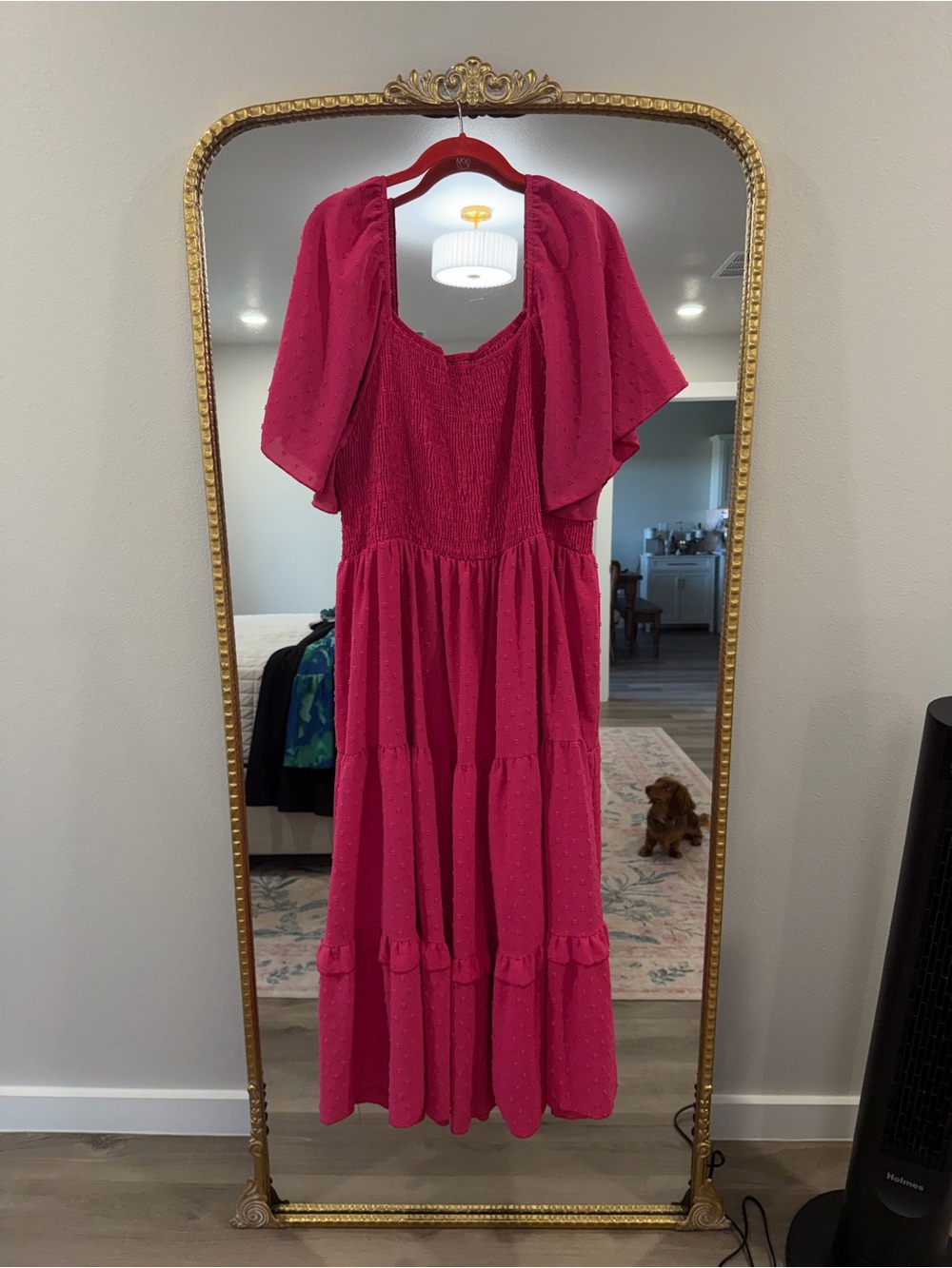 SHEIN Pink Maxi Dress